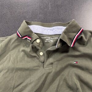 Tommy Hilfiger Olive Green Casual Button Down Shirt